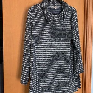 Loft cowl neck tunic sweater
